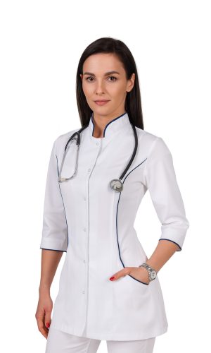 Fartuch medyczny damski Judyta MS1_21-medicstar.pl