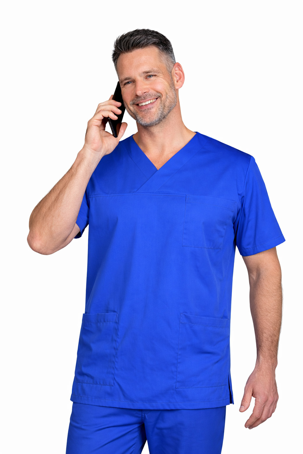 Bluza medyczna męska kolor niebieski medicstar.pl Bluza chirurgiczna męska kolor Royal medicstar.pl - obrazek 1