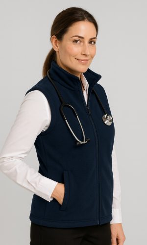 Polar, 100 % poliester, wykończenie antypillingowe gramatura 260 g/m izolujący materiał wewnętrzna część lamówki wzmocniona kolorową taśmą z materiału wierzchniego spiralny zamek błyskawiczny na całej długości wszyte kieszenie z zamkiem spiralnym