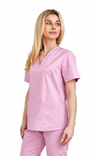 Bluza medyczna damska Afrodyta Medicstar Premium Flex różowa