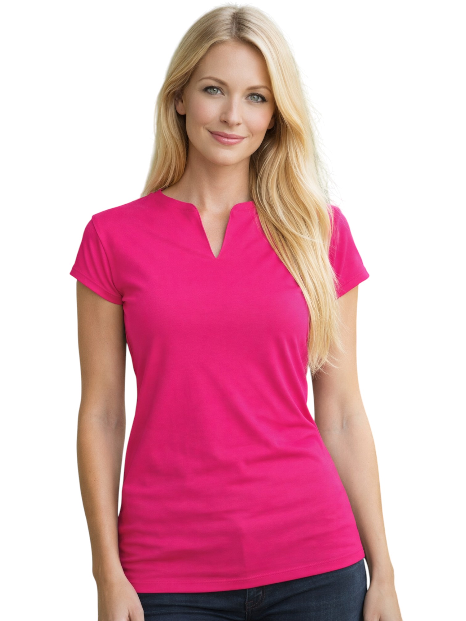 Koszulka medyczna damska Belissima to połączenie elegancji, komfortu i profesjonalizmu. Subtelnie dopasowany krój pięknie podkreśla sylwetkę, dając poczucie pewności i wygody przez cały dzień pracy. Miękka, przyjemna w dotyku bawełna single jersey z elastanem otula skórę i zapewnia swobodę ruchów. Dekolt V dodaje klasy, czyniąc koszulkę idealnym wyborem dla kobiet pracujących w medycynie, beauty i gastronomii. Zastosowanie: odzież medyczna (lekarze, pielęgniarki, fizjoterapeuci, stomatologia), odzież beauty (kosmetyczki, salony SPA, fryzjerstwo), odzież gastronomiczna (restauracje, kawiarnie, catering). Skład i parametry: 94% bawełna (single jersey) 6% elastan Gramatura: 200 g/m² * Materiał wysokiej jakości, miękki i przyjemny w dotyku