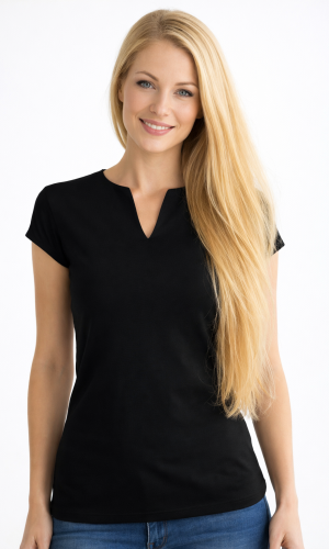 Koszulka medyczna damska Belissima – dopasowana, bawełniana, dekolt V Koszulka medyczna damska Belissima to połączenie profesjonalnego wyglądu, wygody oraz wysokiej jakości wykonania. Model został zaprojektowany z myślą o pracy w branży medycznej, beauty, SPA oraz gastronomii, gdzie liczy się zarówno komfort noszenia, jak i estetyczna prezencja przez cały dzień. Koszulka posiada dopasowany krój w talii, który subtelnie podkreśla sylwetkę, nie ograniczając swobody ruchów. Dekolt w kształcie litery V, wzmocniony od wewnątrz, nadaje całości elegancki i schludny charakter, a jednocześnie zwiększa trwałość wykończenia. Wykonana z wysokiej jakości materiału typu single jersey – połączenia czesanej bawełny z elastanem – koszulka jest miękka, elastyczna i przyjemna w dotyku. Gramatura 200 g/m² zapewnia odpowiednią grubość, odporność na częste pranie oraz zachowanie fasonu nawet przy intensywnym użytkowaniu. Rękawy wykończone tym samym materiałem w kolorze tkaniny oraz taśma kryjąca szew na karku zwiększają komfort pracy i estetykę wykończenia. Zastosowanie: odzież medyczna (lekarze, pielęgniarki, fizjoterapeuci, stomatologia), odzież beauty (kosmetyczki, salony SPA, fryzjerstwo), odzież gastronomiczna (restauracje, kawiarnie, catering). Najważniejsze cechy: koszulka medyczna damska Belissima krótki rękaw dopasowana w talii dekolt V wzmocniony od wewnątrz miękki i oddychający materiał estetyczne wykończenie rękawów taśma kryjąca szew na karku wysoka trwałość i komfort noszenia Skład i parametry: 94% bawełna (single jersey) 6% elastan Gramatura: 200 g/m² * Rozmiar 3XL dostępny w kolorach: biały (01), czarny (02) * Materiał wysokiej jakości, miękki i przyjemny w dotyku