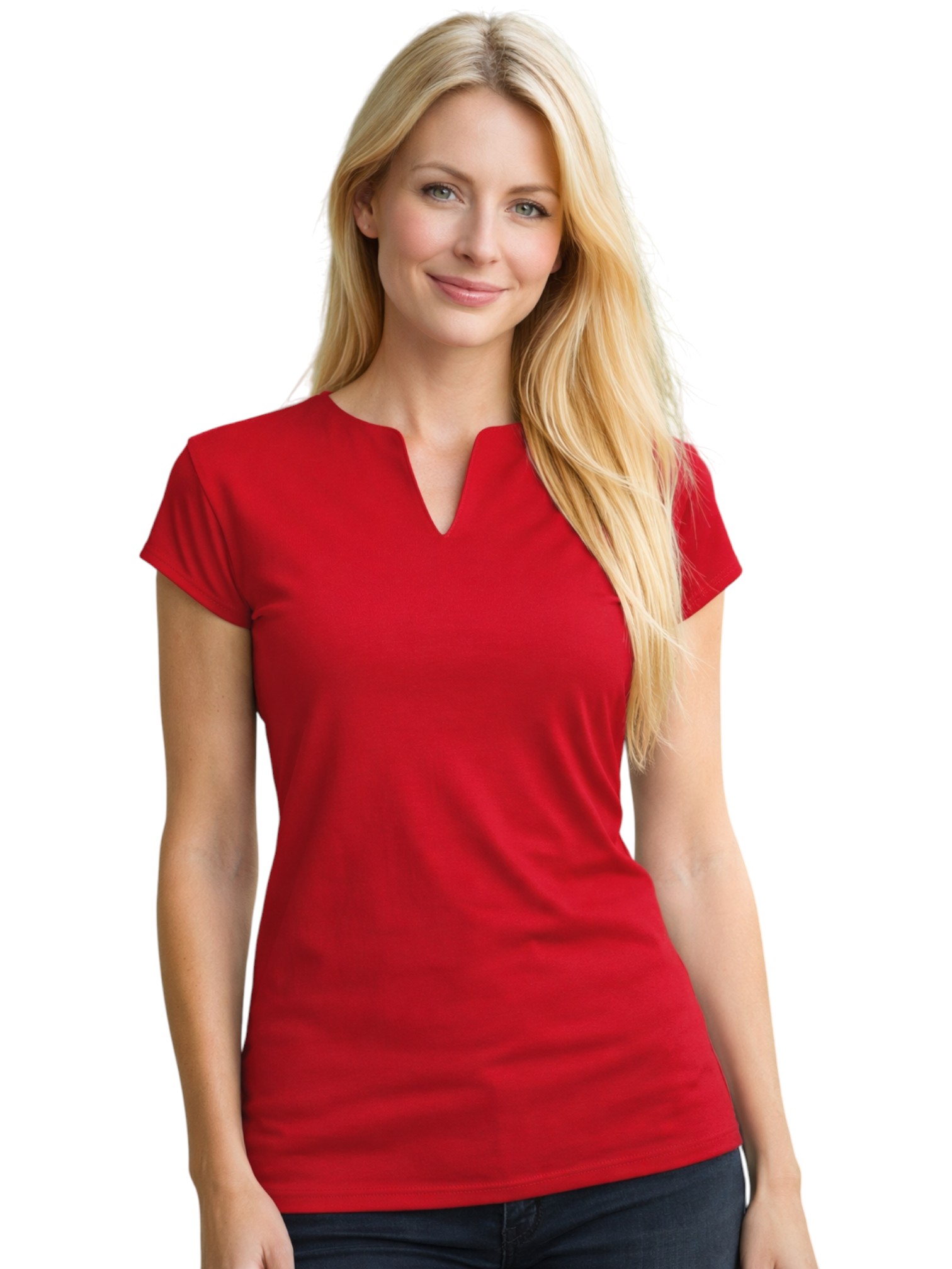 Koszulka medyczna damska Belissima to połączenie elegancji, komfortu i profesjonalizmu. Subtelnie dopasowany krój pięknie podkreśla sylwetkę, dając poczucie pewności i wygody przez cały dzień pracy. Miękka, przyjemna w dotyku bawełna single jersey z elastanem otula skórę i zapewnia swobodę ruchów. Dekolt V dodaje klasy, czyniąc koszulkę idealnym wyborem dla kobiet pracujących w medycynie, beauty i gastronomii. Zastosowanie: odzież medyczna (lekarze, pielęgniarki, fizjoterapeuci, stomatologia), odzież beauty (kosmetyczki, salony SPA, fryzjerstwo), odzież gastronomiczna (restauracje, kawiarnie, catering). Skład i parametry: 94% bawełna (single jersey) 6% elastan Gramatura: 200 g/m²