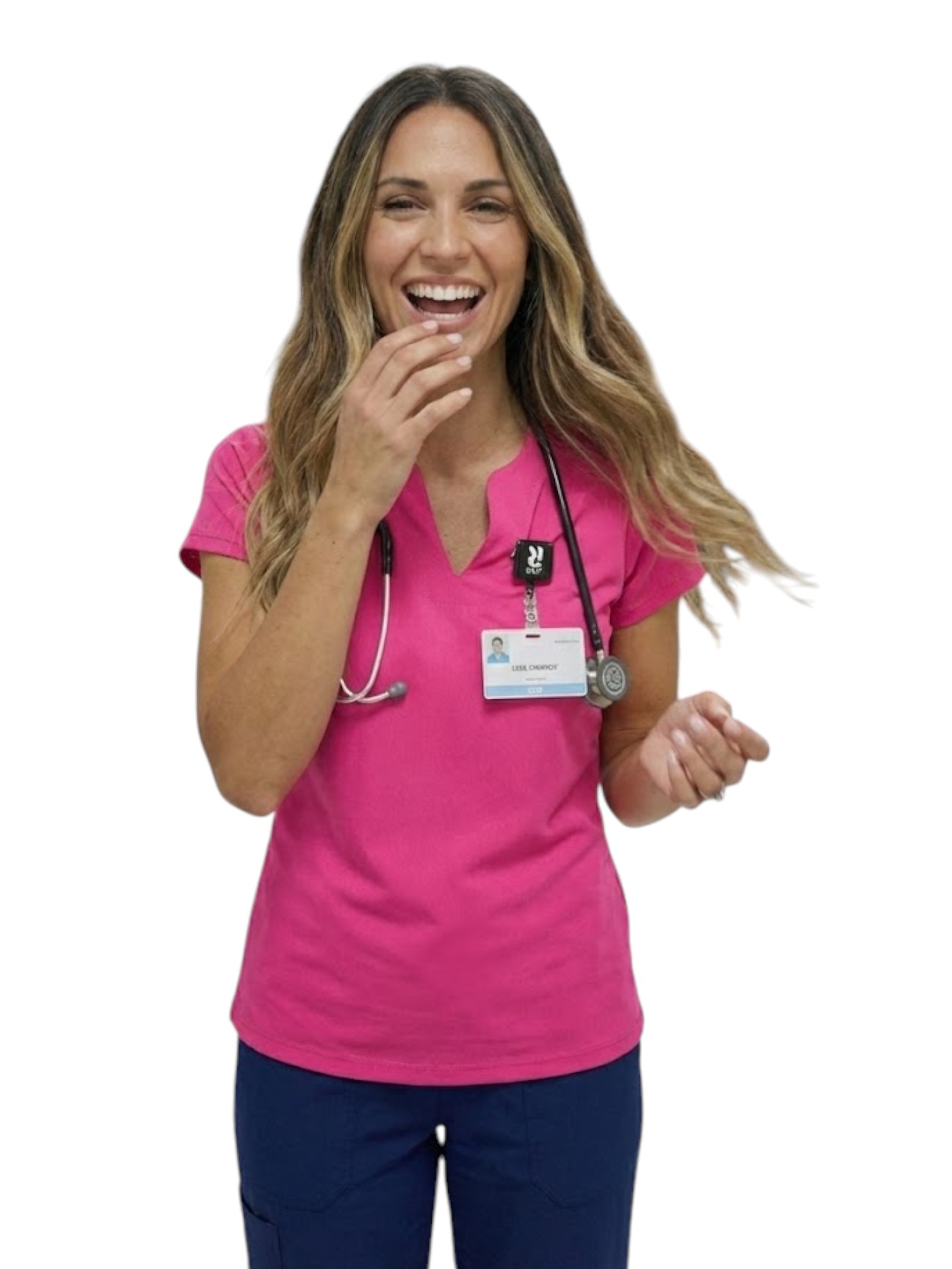 Koszulka medyczna damska Belissima to połączenie elegancji, komfortu i profesjonalizmu. Subtelnie dopasowany krój pięknie podkreśla sylwetkę, dając poczucie pewności i wygody przez cały dzień pracy. Miękka, przyjemna w dotyku bawełna single jersey z elastanem otula skórę i zapewnia swobodę ruchów. Dekolt V dodaje klasy, czyniąc koszulkę idealnym wyborem dla kobiet pracujących w medycynie, beauty i gastronomii. Zastosowanie: odzież medyczna (lekarze, pielęgniarki, fizjoterapeuci, stomatologia), odzież beauty (kosmetyczki, salony SPA, fryzjerstwo), odzież gastronomiczna (restauracje, kawiarnie, catering). Skład i parametry: 94% bawełna (single jersey) 6% elastan Gramatura: 200 g/m² * Materiał wysokiej jakości, miękki i przyjemny w dotyku