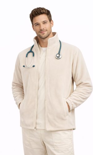 Polar medyczny męski kolor ecru medicstar