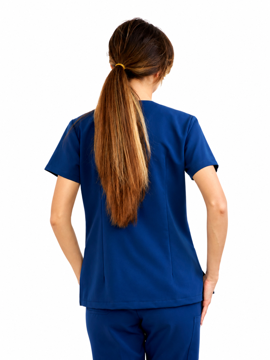 Bluza medyczna damska Atena Cosmo Super Flex kolor niebieski1 Bluza medyczna damska Atena Medicstar Cosmo super flex kolor niebieski - obrazek 5