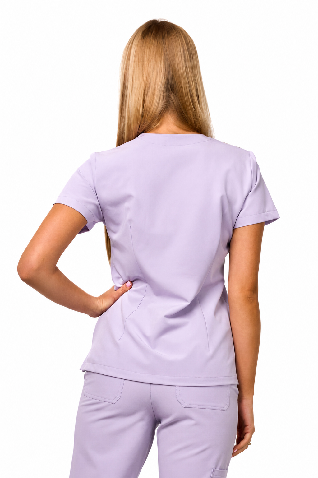Bluza medyczna damska Atena Cosmo flex kolor lawenda2 Bluza medyczna damska Atena Medicstar Cosmo super flex kolor lawenda - obrazek 3