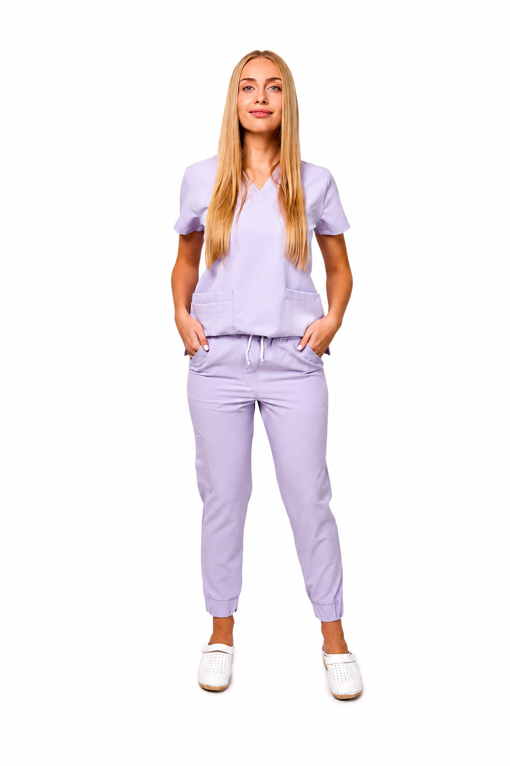 Bluza medyczna damska Atena Cosmo flex kolor lawenda8 Bluza medyczna damska Atena Medicstar Cosmo super flex kolor lawenda - obrazek 6